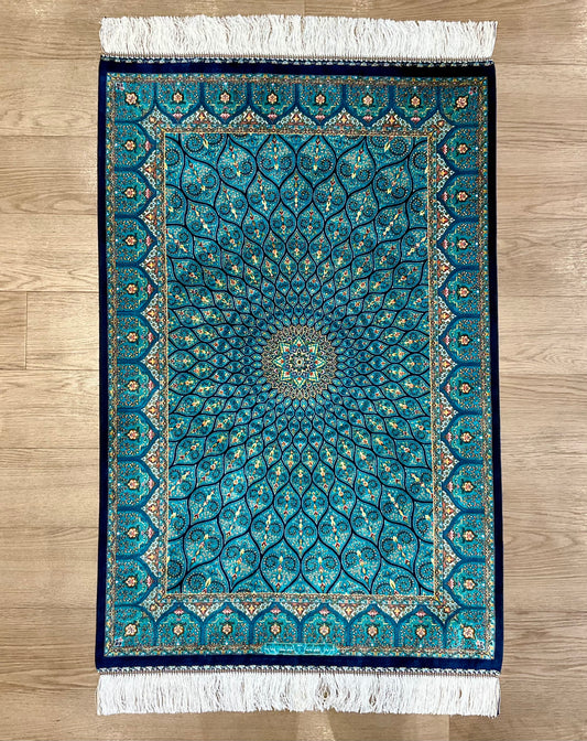 ペルシャンシルク 120cm x 80cm PS10999