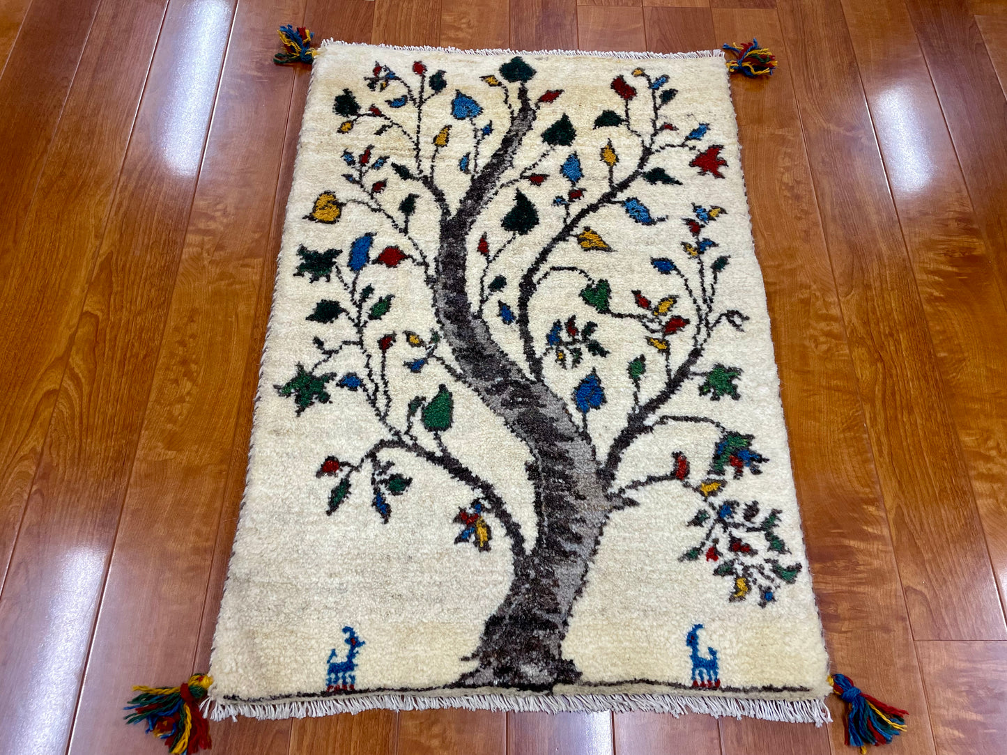 【オンライン限定】ギャッベ 87cm x 60cm RJ13808