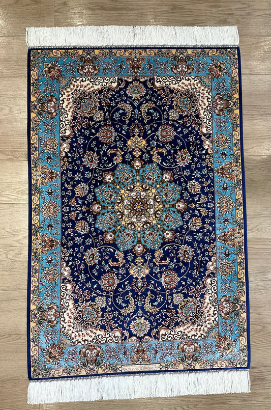 ペルシャンシルク 120cm x 80cm PS10457