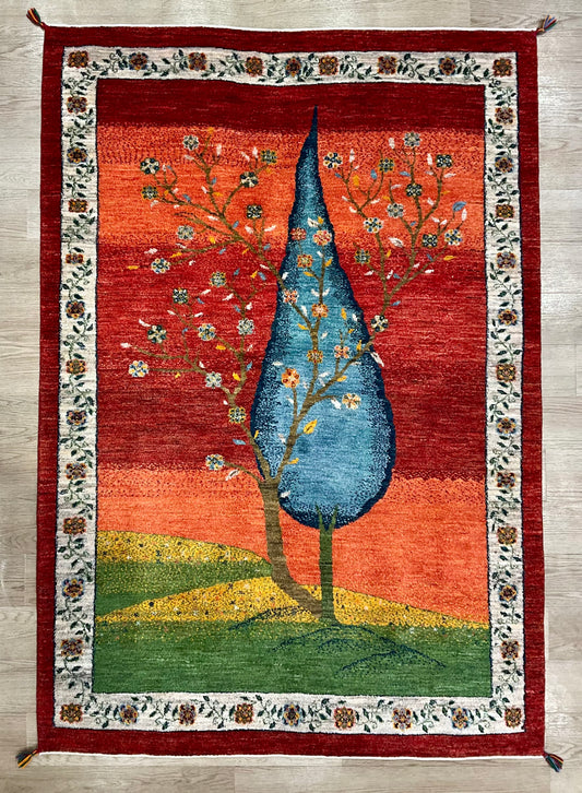 カシュクリギャッベ 213cm x 147cm RJ14478