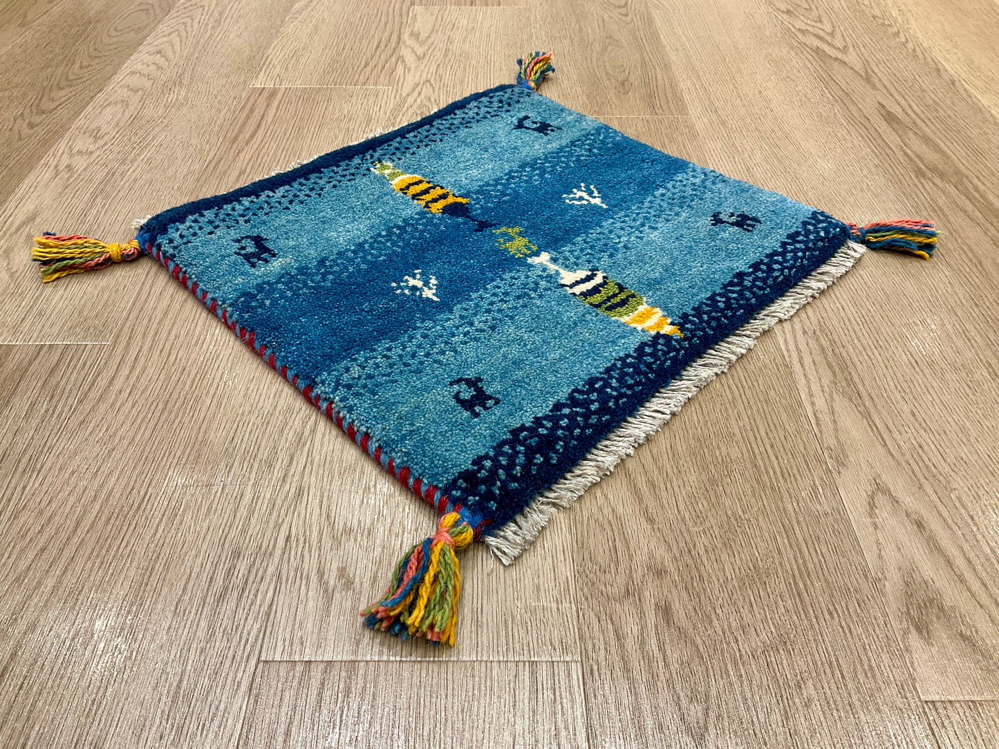 ギャッベ 41cm x 39cm AJ29510