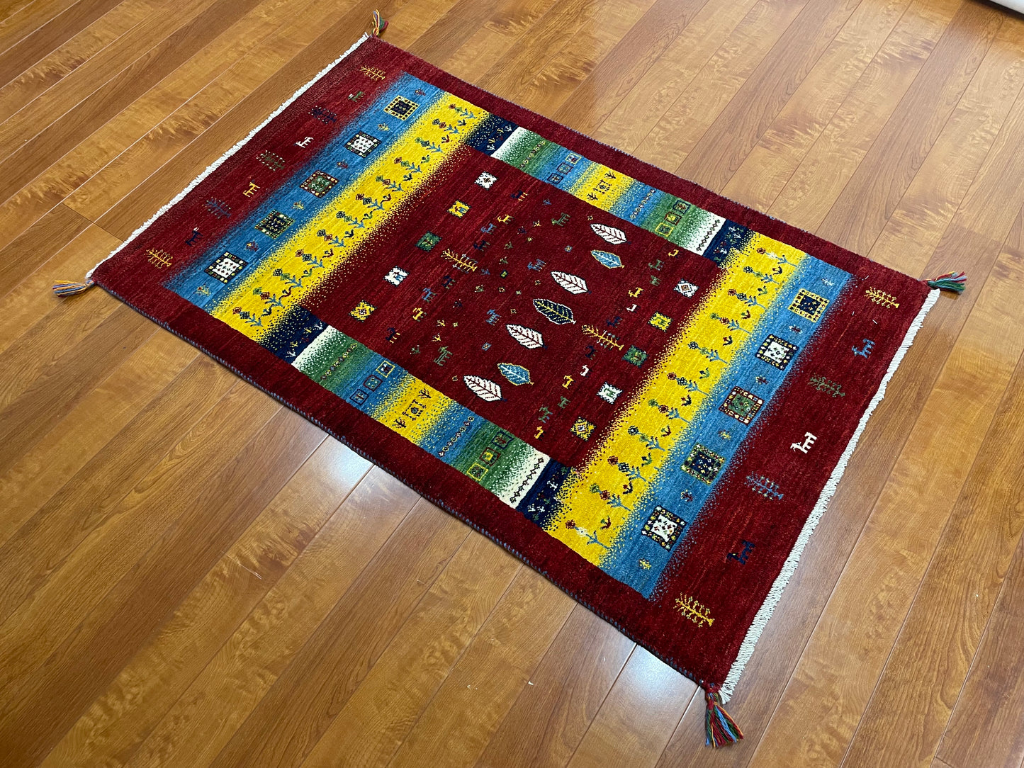 【オンライン限定】カシュクリギャッベ 135cm x 84cm RJ13345