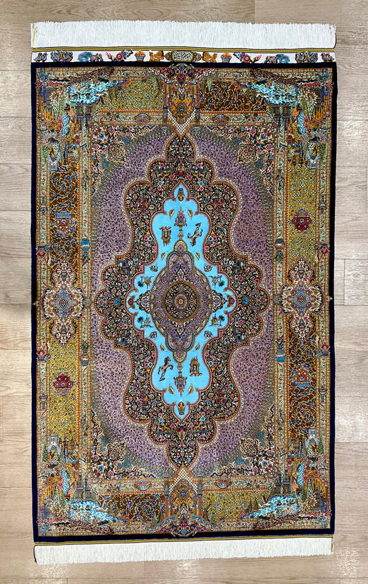 クム ジャムシーディ工房 157cm x 100cm PS9917