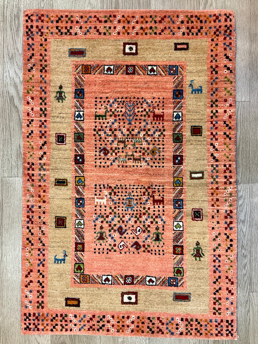 カシュクリギャッベ 100cm x 66cm RJ11028