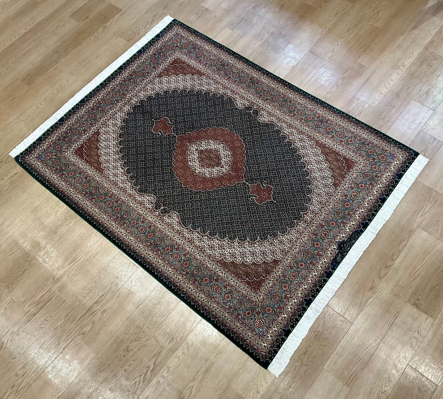 タブリーズ アブドラーヒ工房 200cm x 155cm PS7594