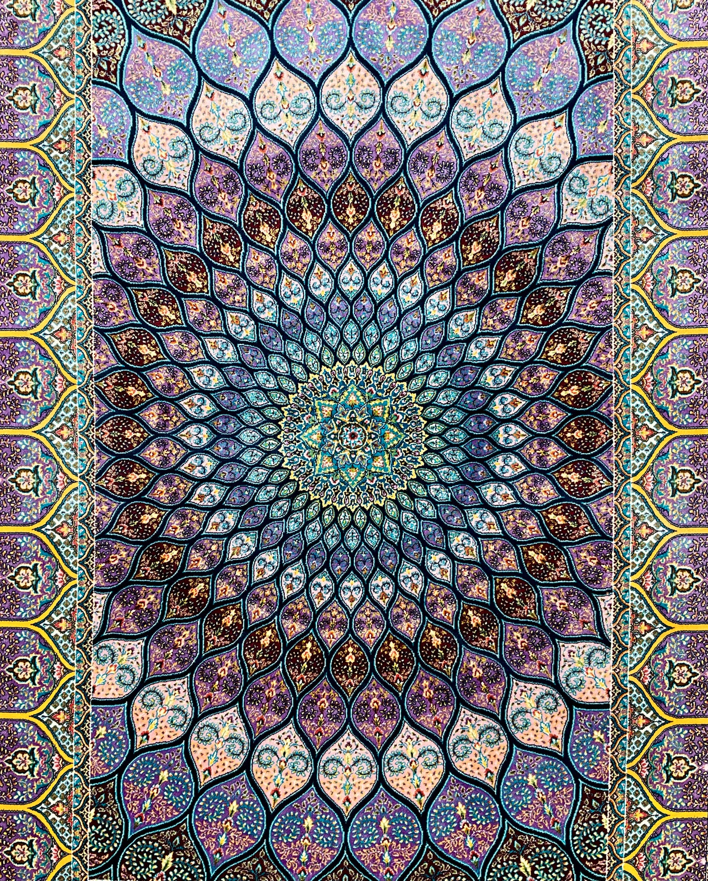 ペルシャンシルク 120cm x 80cm PS10990