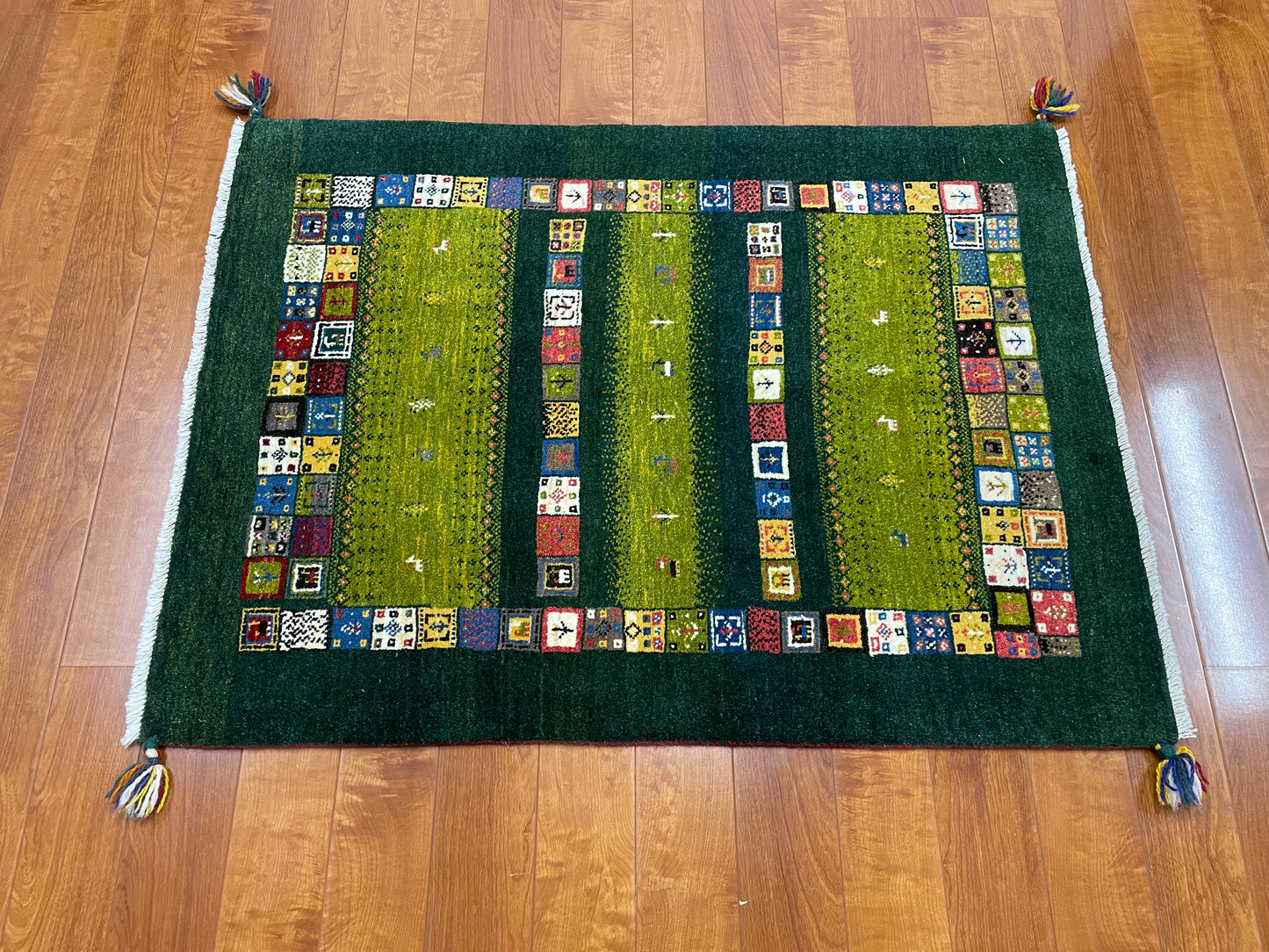 【オンライン限定】カシュクリギャッベ 108cm x 82cm RD12426
