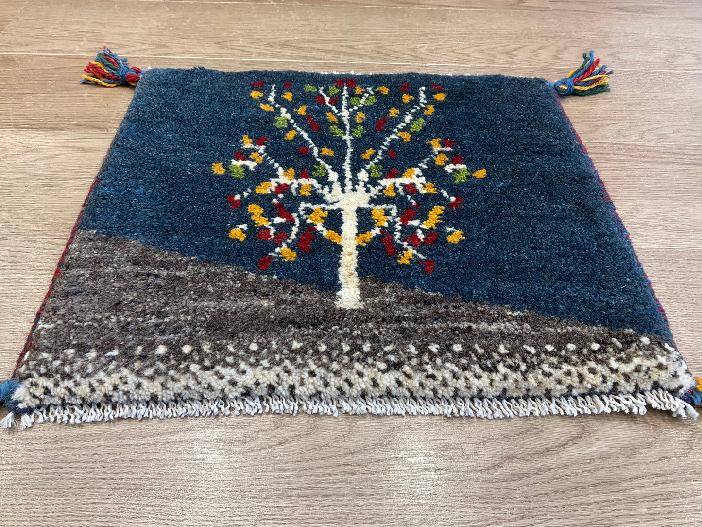 ギャッベ 45cm x 41cm T8334