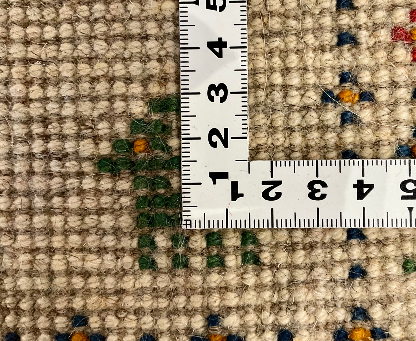 ギャッベ 44cm x 40cm Z1609