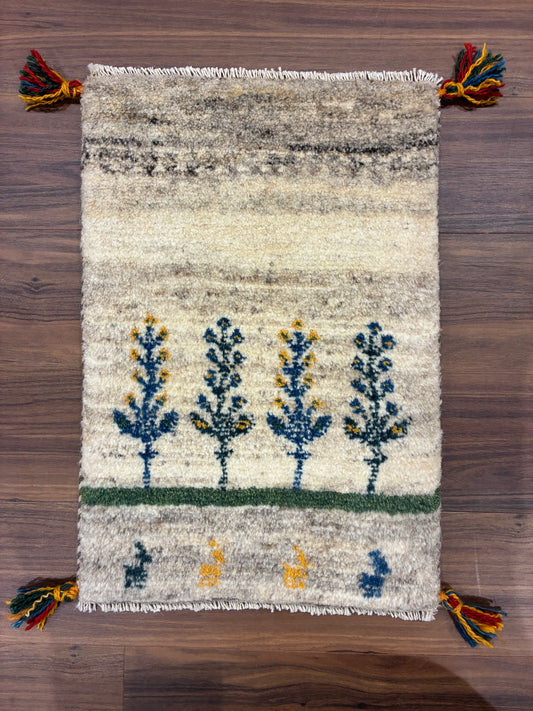【千葉店】ギャッベ 56cm x 39cm NN19623