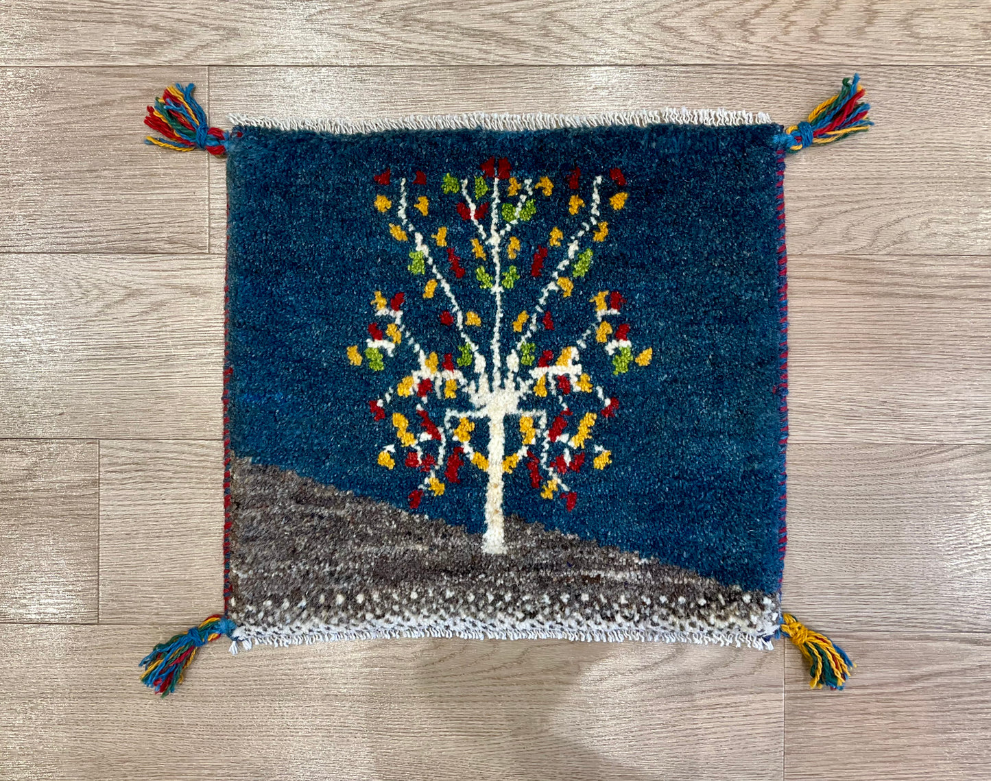 ギャッベ 45cm x 41cm T8334
