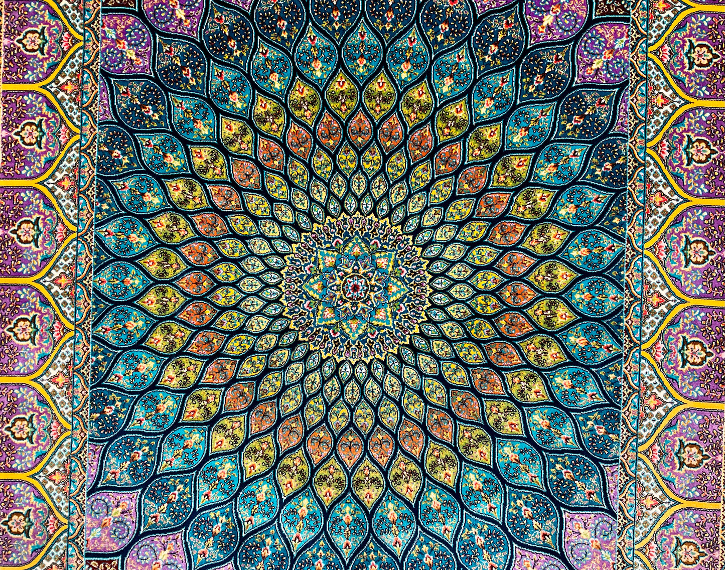 ペルシャンシルク 120cm x 80cm PS11002