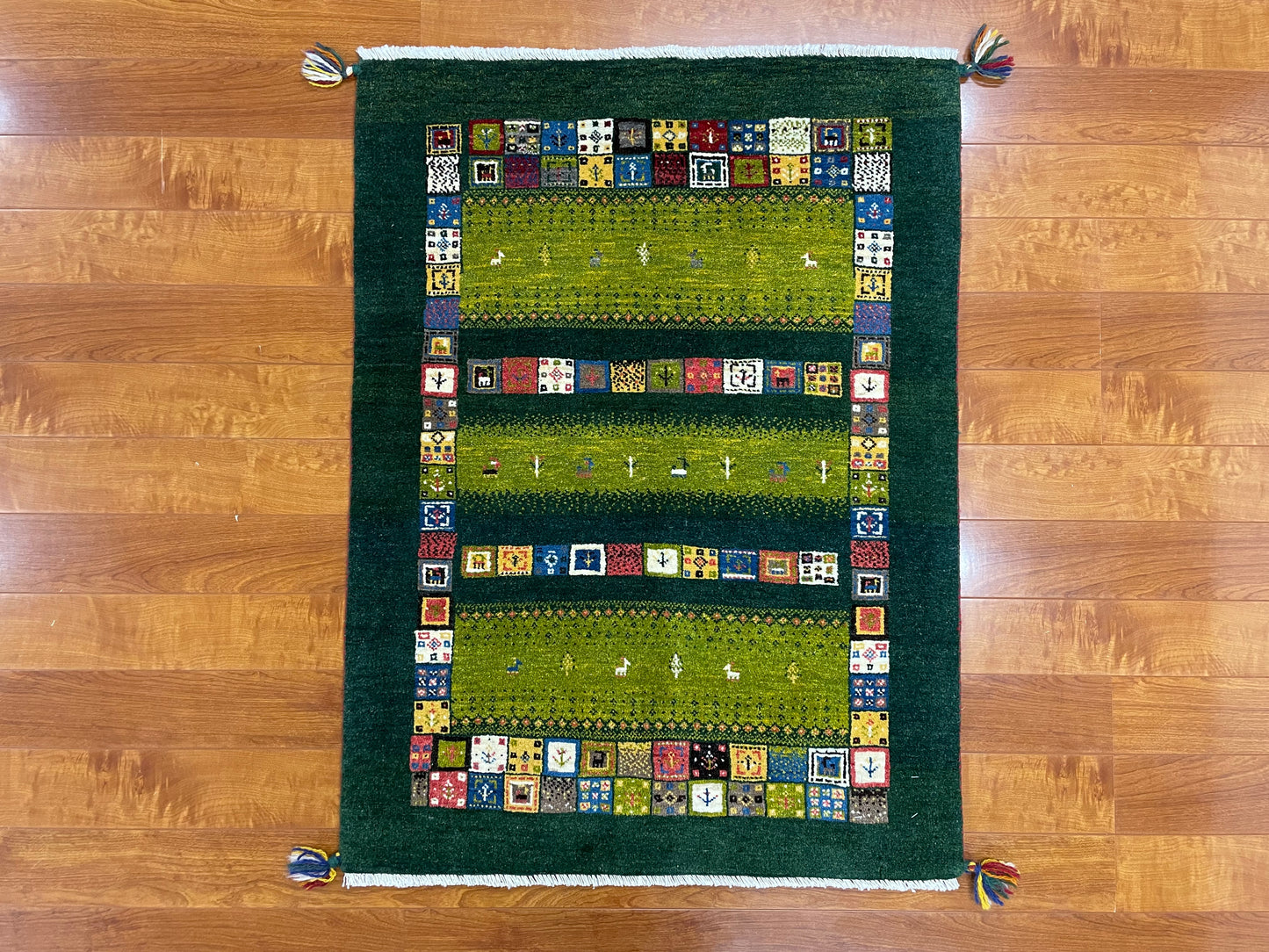 【オンライン限定】カシュクリギャッベ 108cm x 82cm RD12426