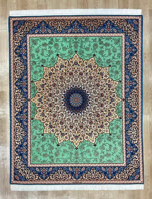 【オンライン限定】イスファハン ダーブッド工房 254cm x 202cm PS8209