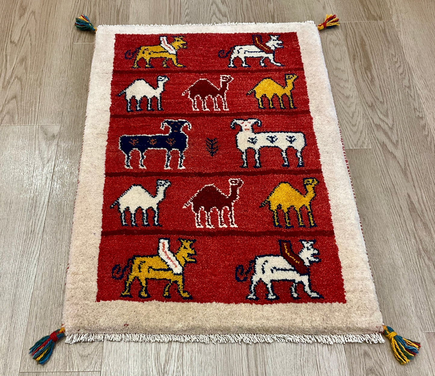 ギャッベ 90cm x 64cm RJ12053