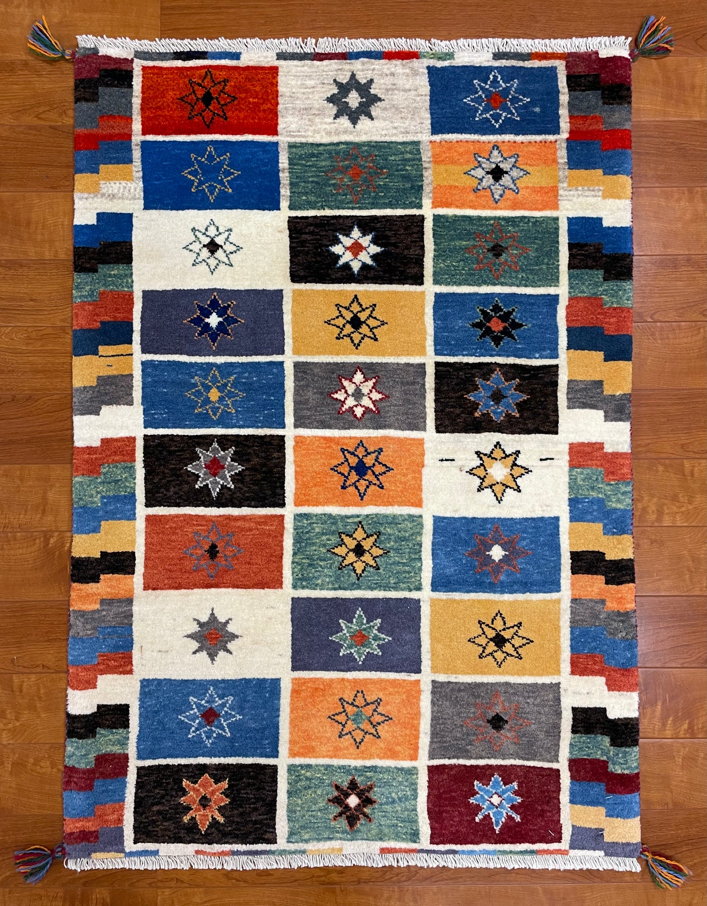 【オンライン限定】カシュクリギャッベ 117cm x 84cm RJ12423