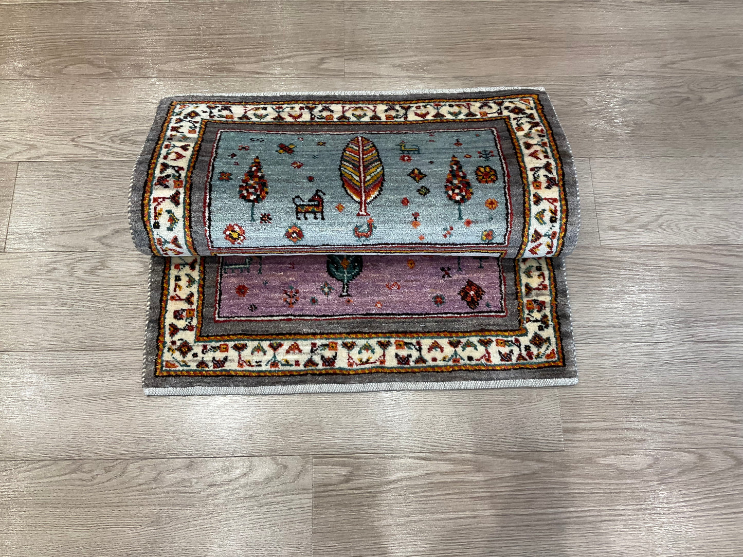 カシュクリギャッベ 89cm x62cm RJ16083