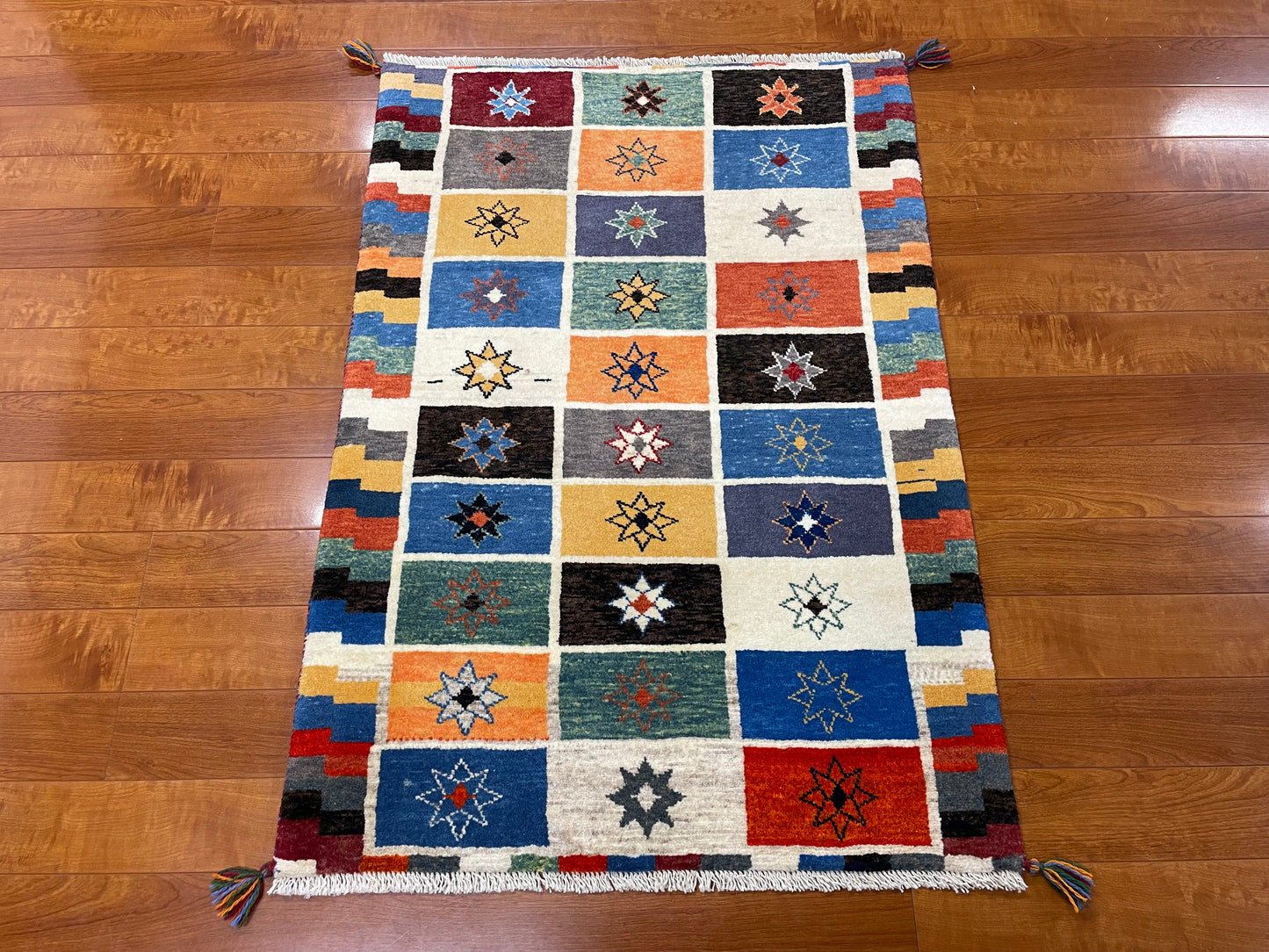 【オンライン限定】カシュクリギャッベ 117cm x 84cm RJ12423