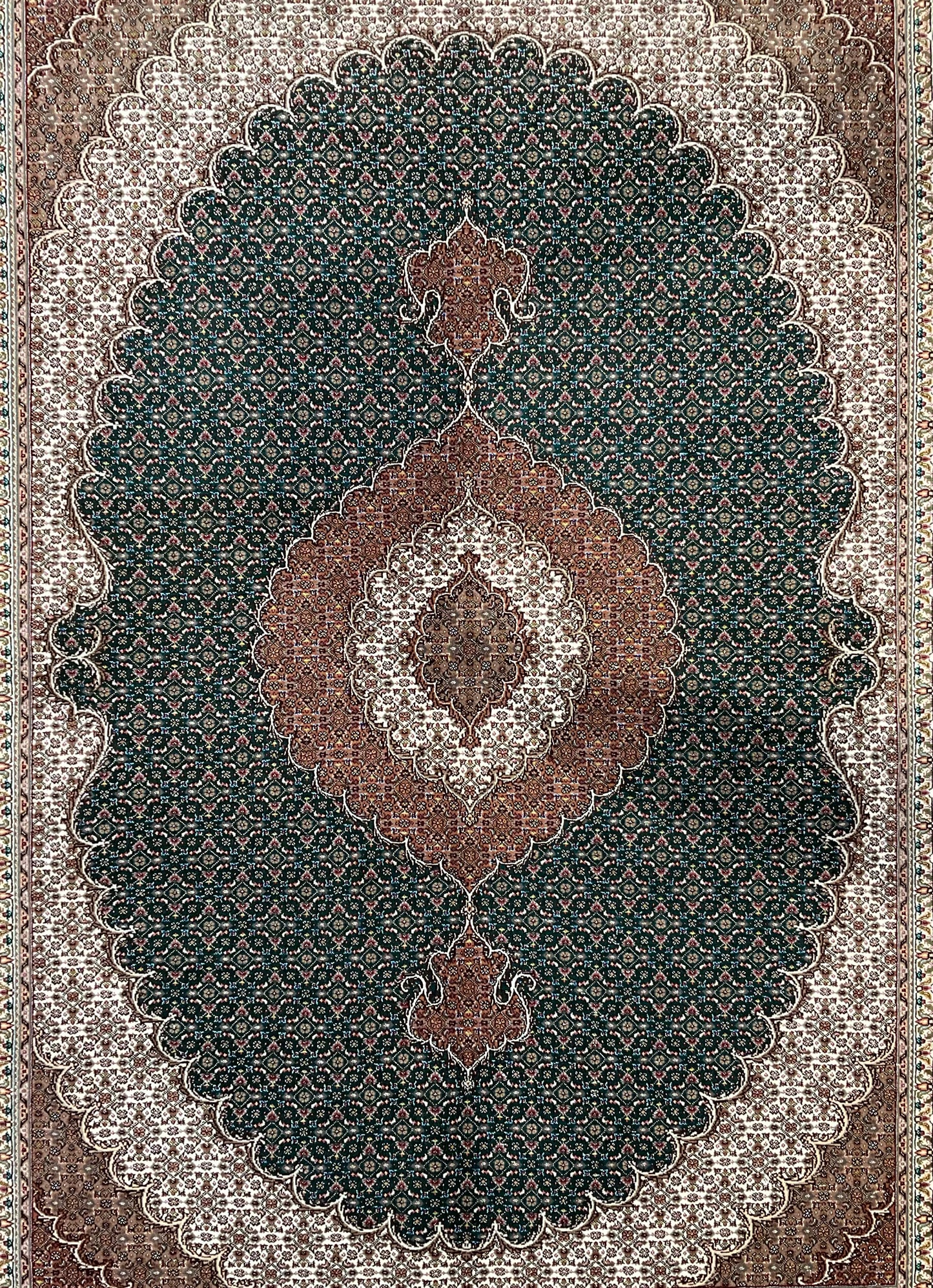 タブリーズ アブドラーヒ工房 200cm x 155cm PS7594