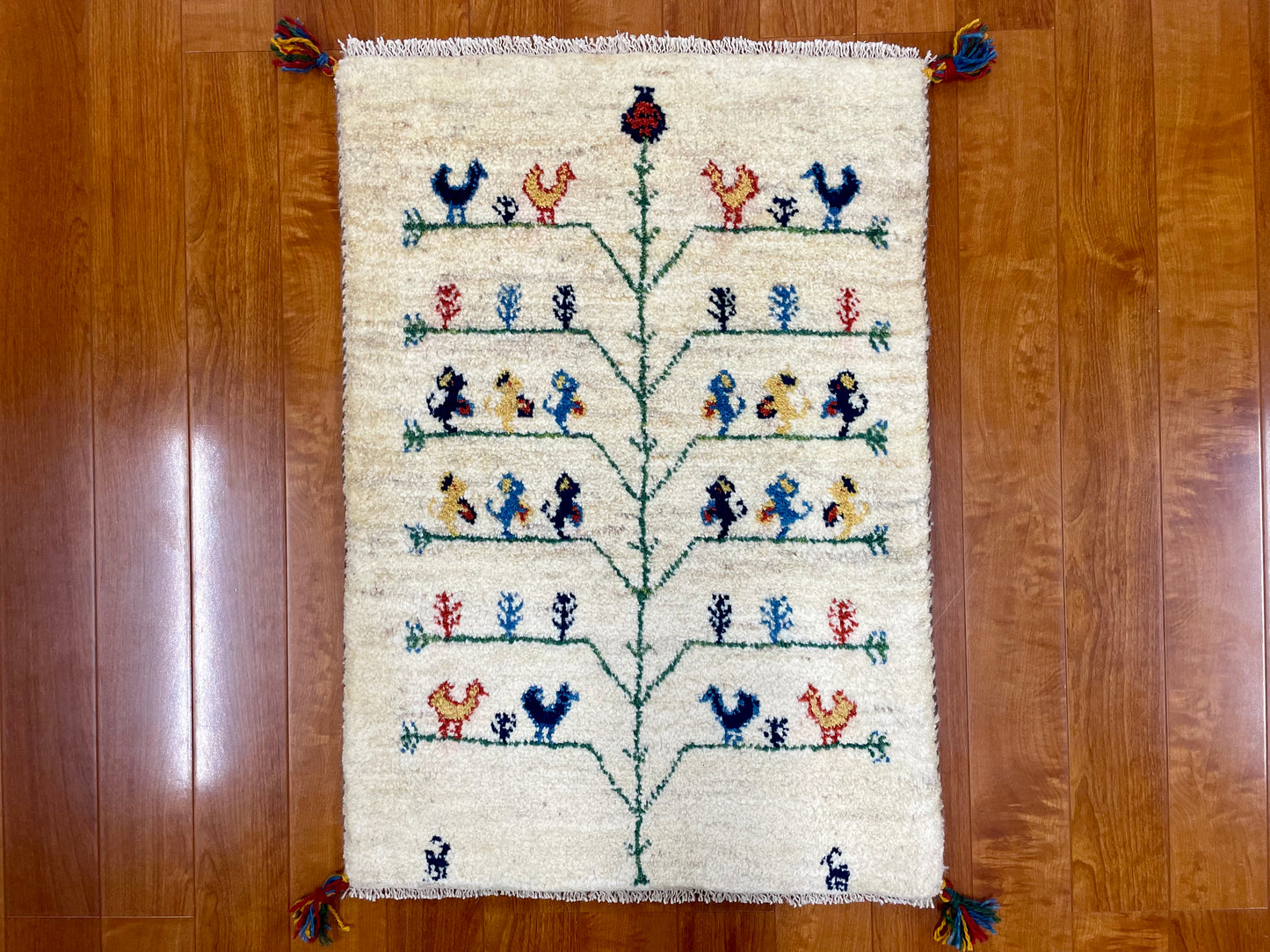【オンライン限定】ギャッベ 88cm x 63cm RJ13802