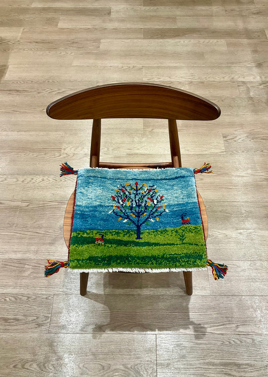 ギャッベ 44cm x 39cm T10000