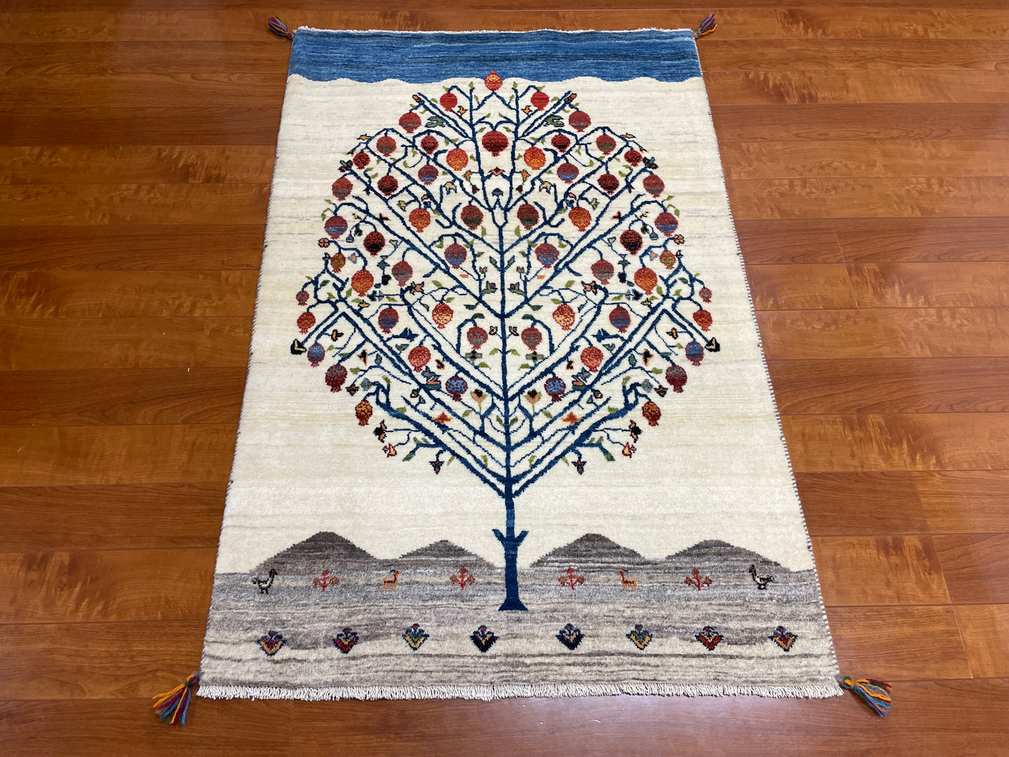 【オンライン限定】カシュクリギャッベ 134cm x 88cm RJ13316