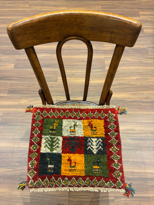 【千葉店】ギャッベ 45cm x 37cm Z3380