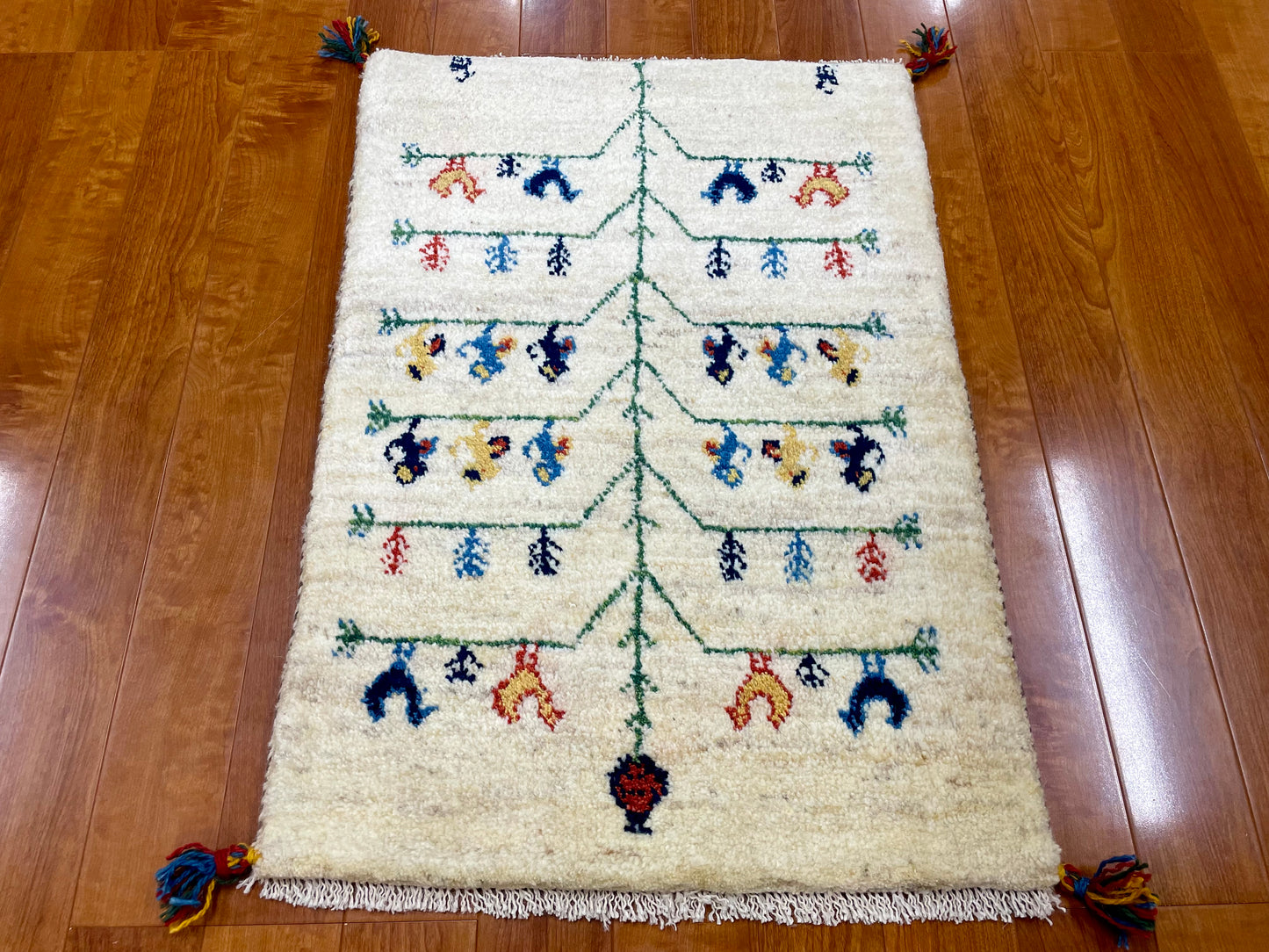 【オンライン限定】ギャッベ 88cm x 63cm RJ13802