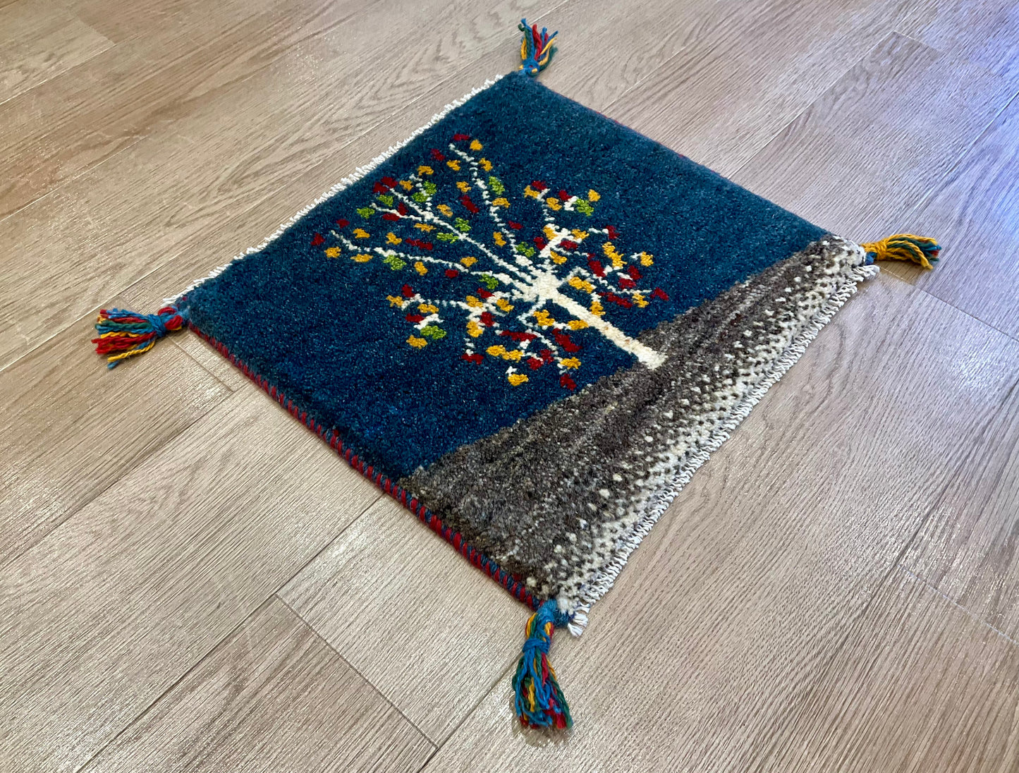 ギャッベ 45cm x 41cm T8334