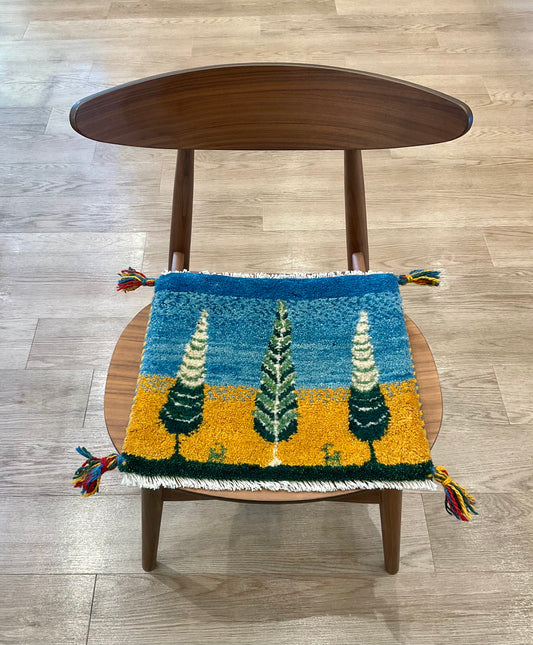 ギャッベ 40cm x 37cm T8303