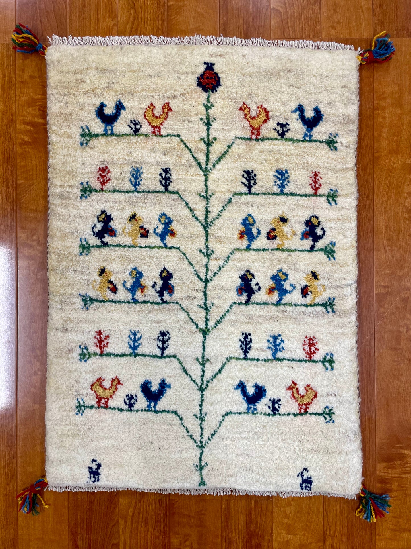 【オンライン限定】ギャッベ 88cm x 63cm RJ13802
