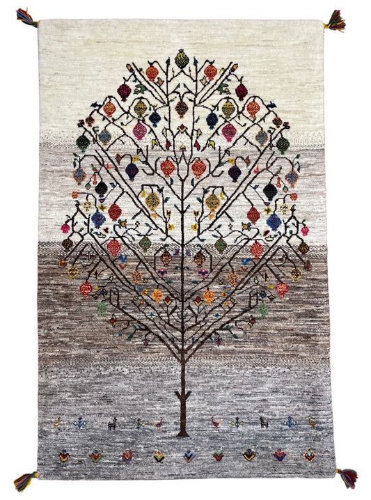 【オンライン限定】カシュクリギャッベ 134cm x 85cm RJ13672