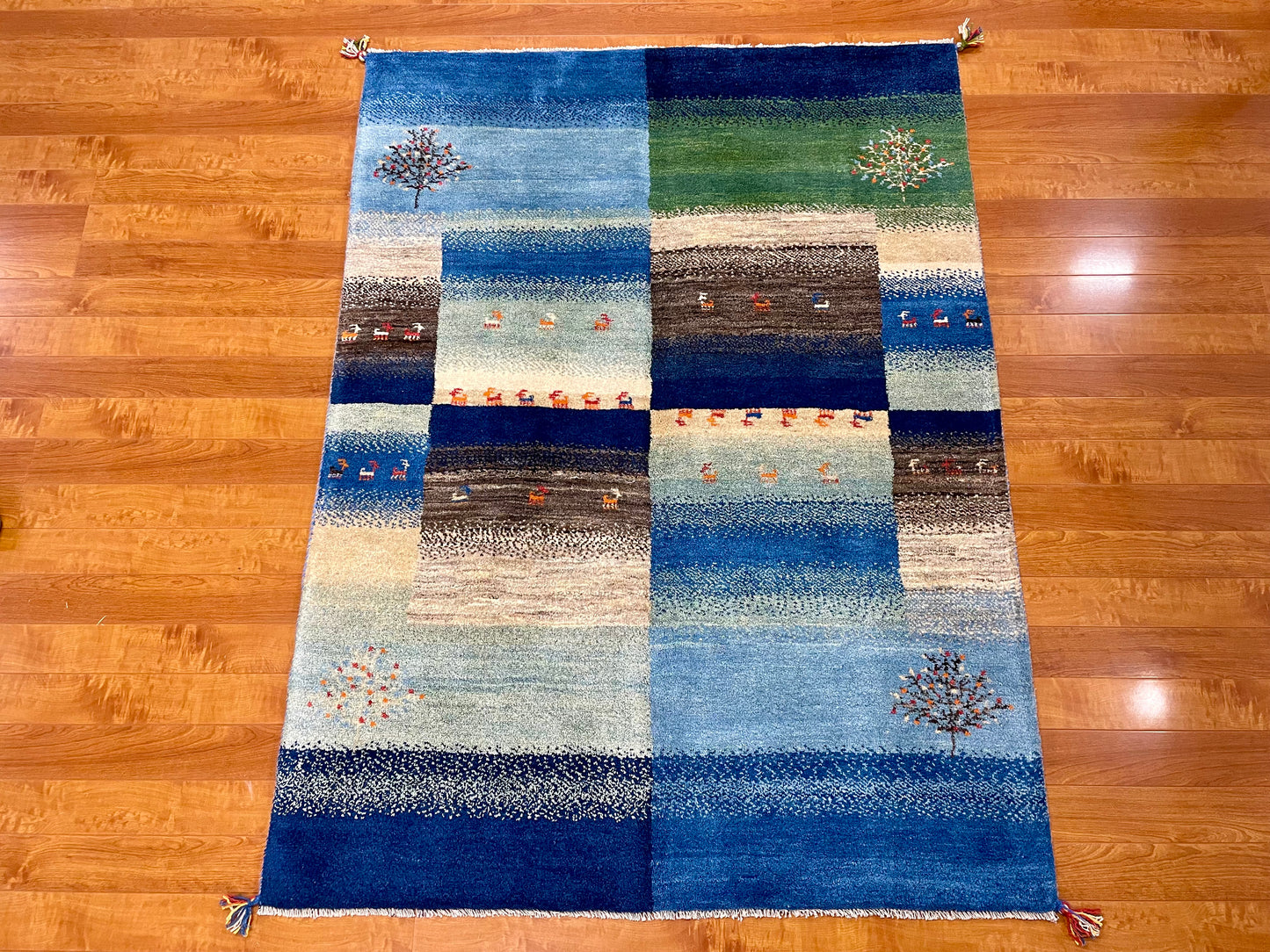 【オンライン限定】ギャッベ 200cm x 148cm RJ2079