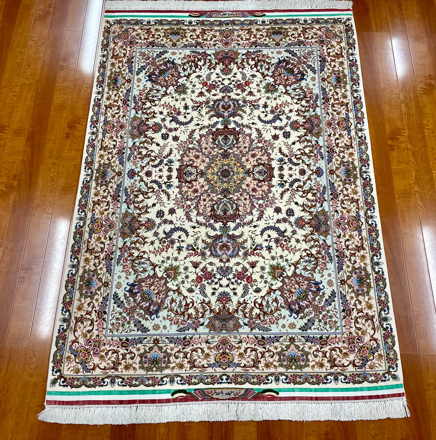 【オンライン限定】タブリーズ バーゲル・ハシェムザーデ工房 210cm x 152cm TS14796