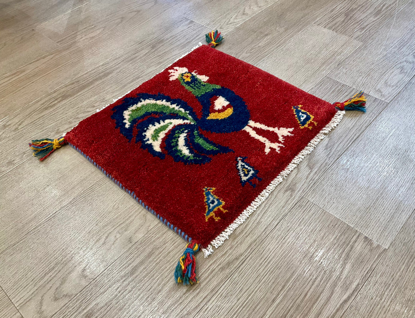 ギャッベ 42cm x 39cm T5227