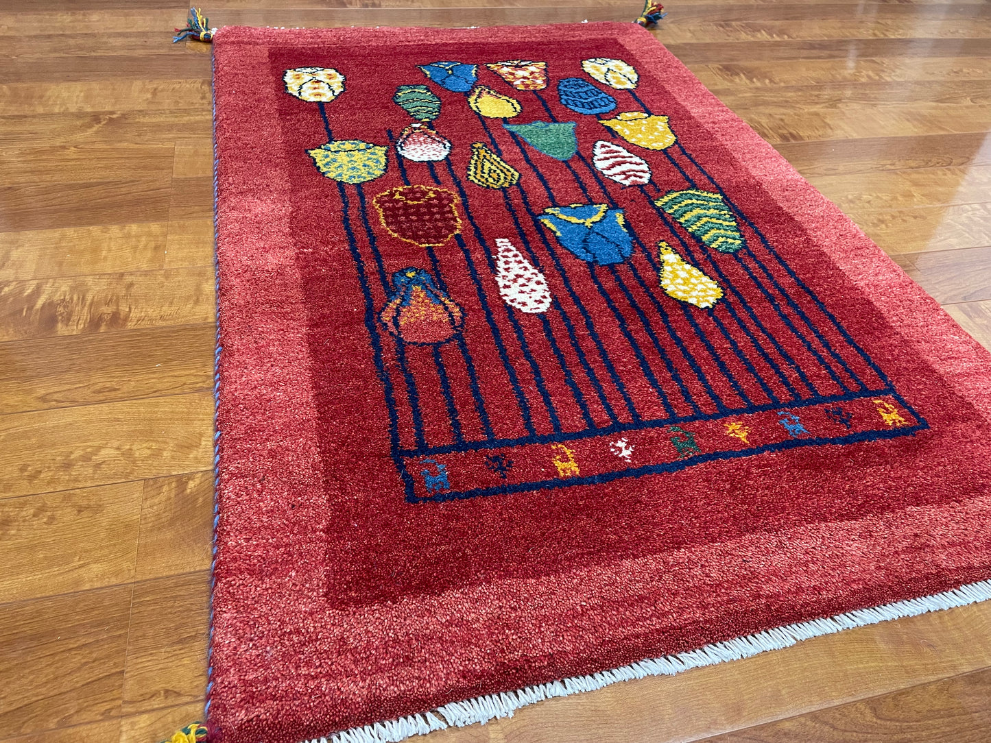 【オンライン限定】ギャッベ 123cm x 85cm RJ12781