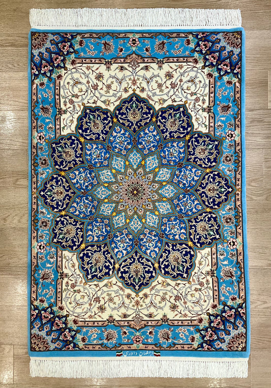 イスファハン ダーバリ工房 127cm x 86cm A22621