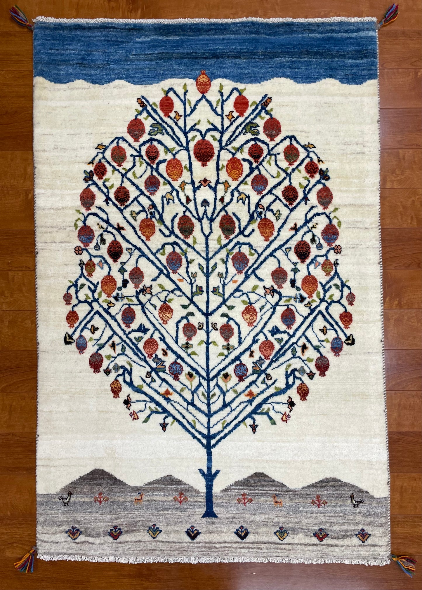 【オンライン限定】カシュクリギャッベ 134cm x 88cm RJ13316