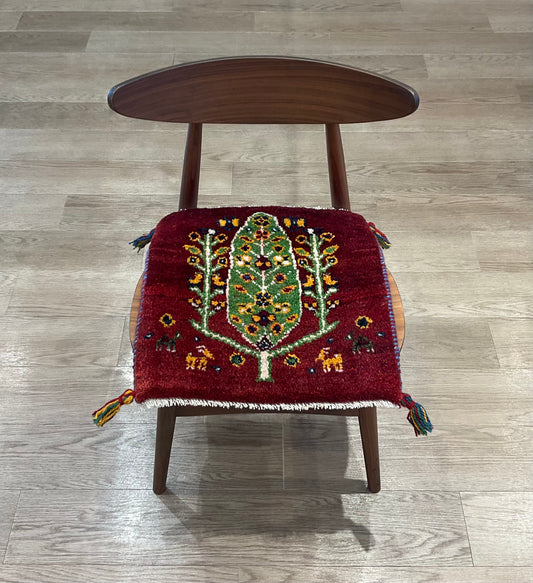 ギャッベ 48cm x 45cm Z2663