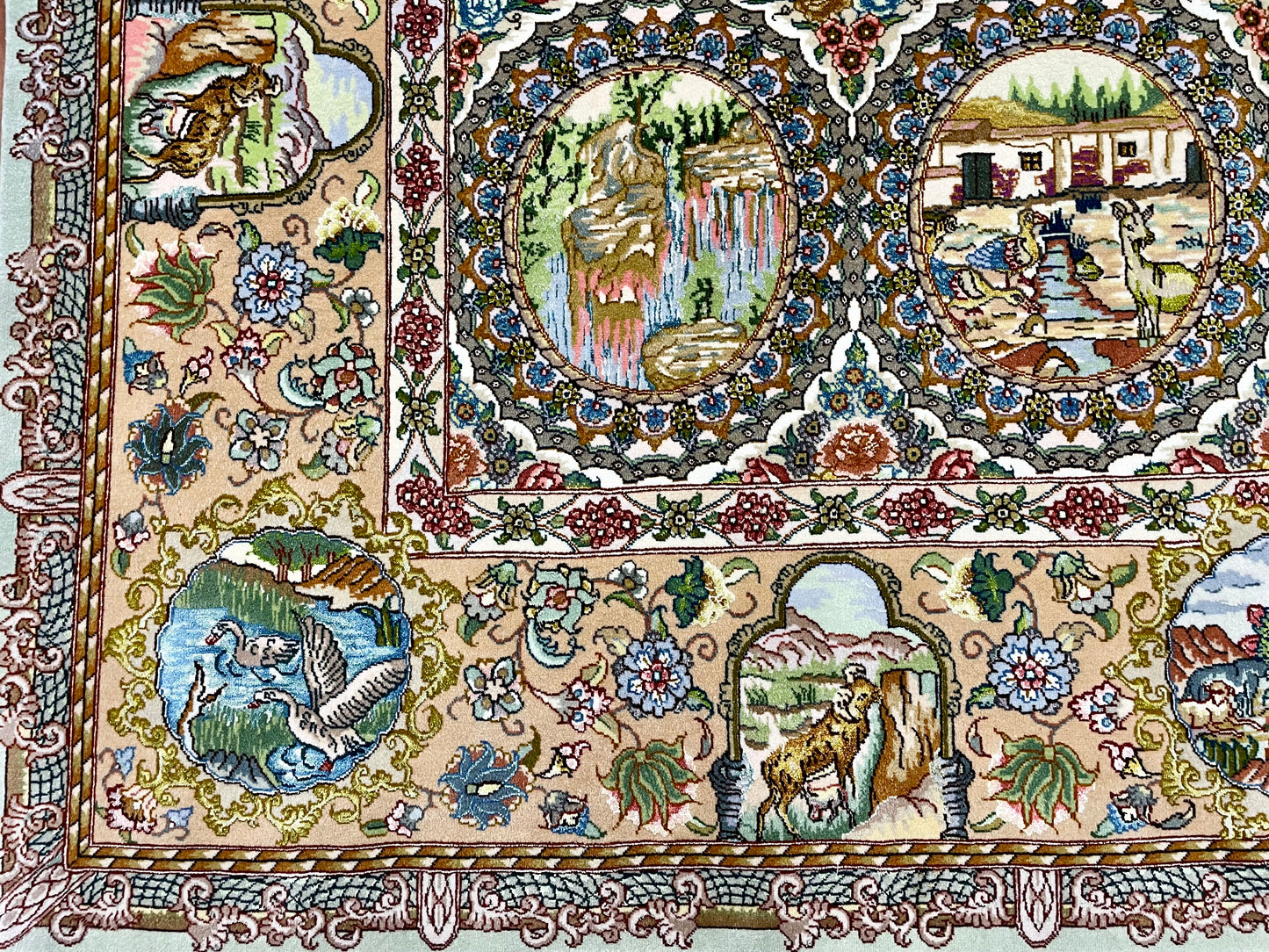 【オンライン限定】タブリーズ(70ラージ) サーレヒ工房 210cm x 150cm JM504