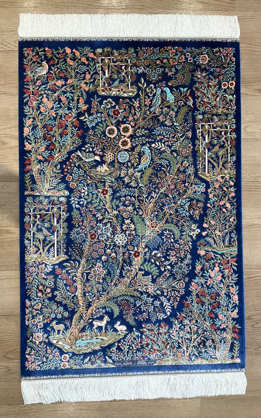 ペルシャンシルク 120cm x 80cm PS10175