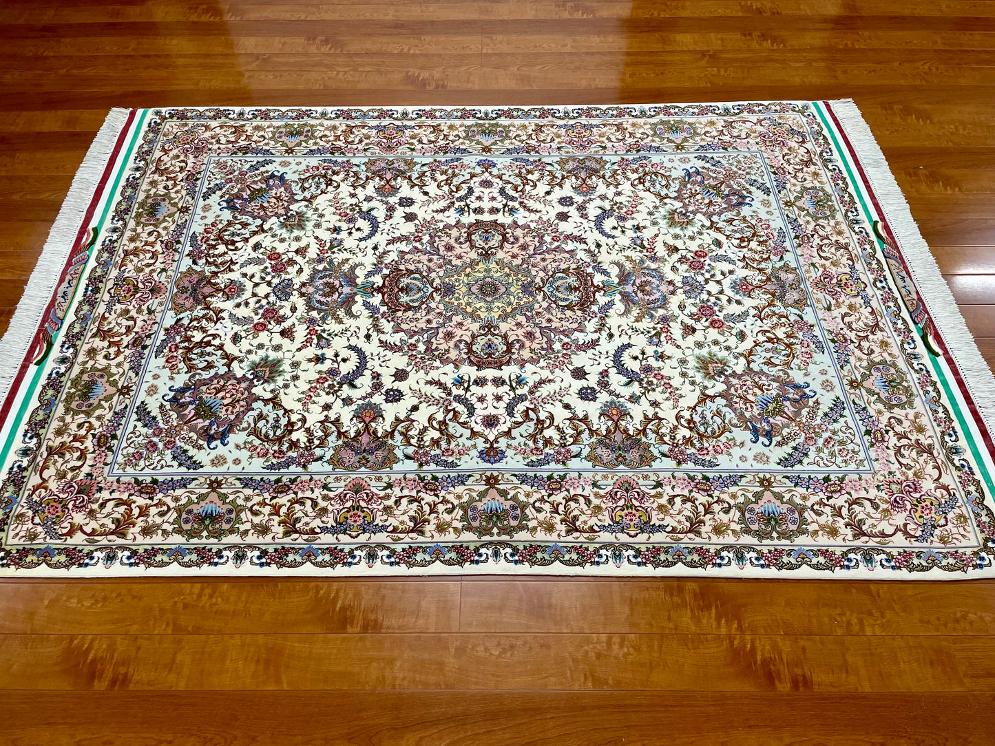 【オンライン限定】タブリーズ バーゲル・ハシェムザーデ工房 210cm x 152cm TS14796