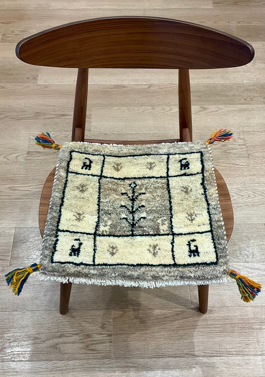 ギャッベ 42cm x 40cm T580