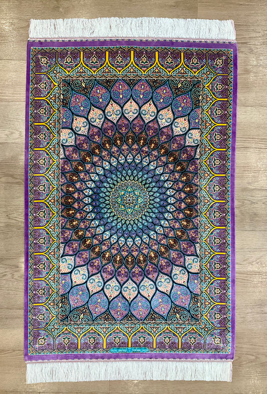 ペルシャンシルク 120cm x 80cm PS10990