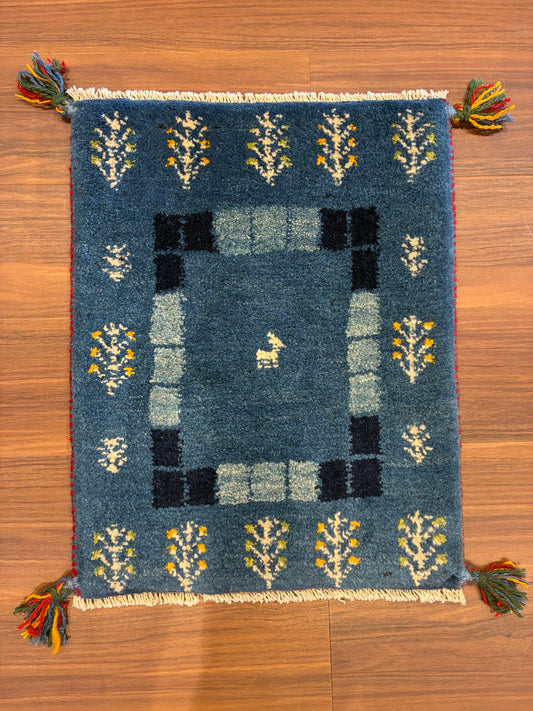 【千葉店】ギャッベ 54cm x 42cm NN20163