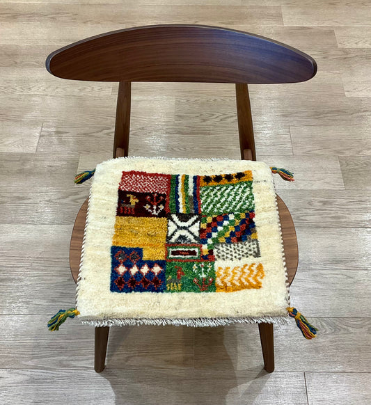 ギャッベ 42cm x 42cm T772