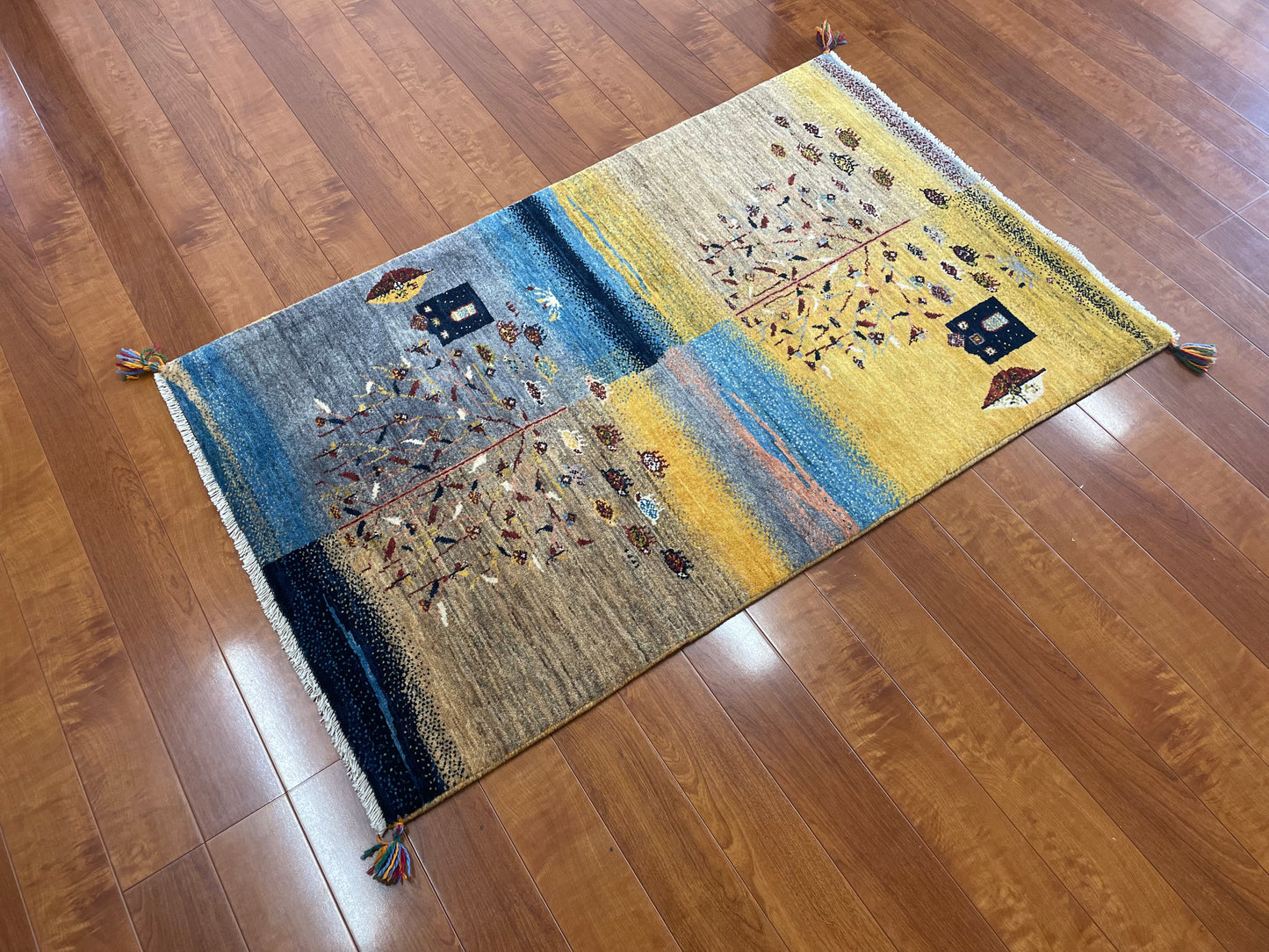 【オンライン限定】カシュクリギャッベ 133cm x 84cm RJ13010