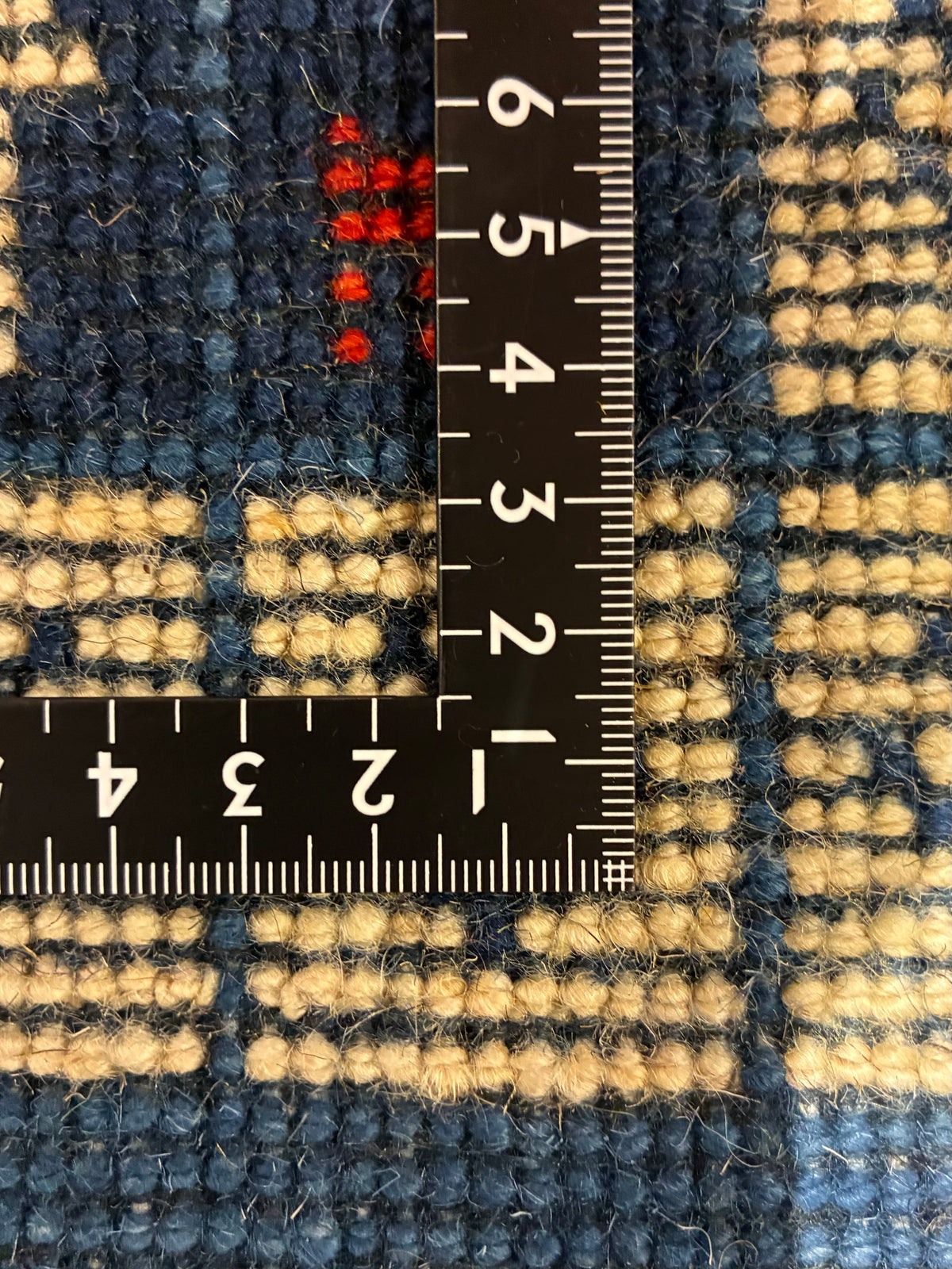 【千葉店】ギャッベ 39cm x 38cm Z3172
