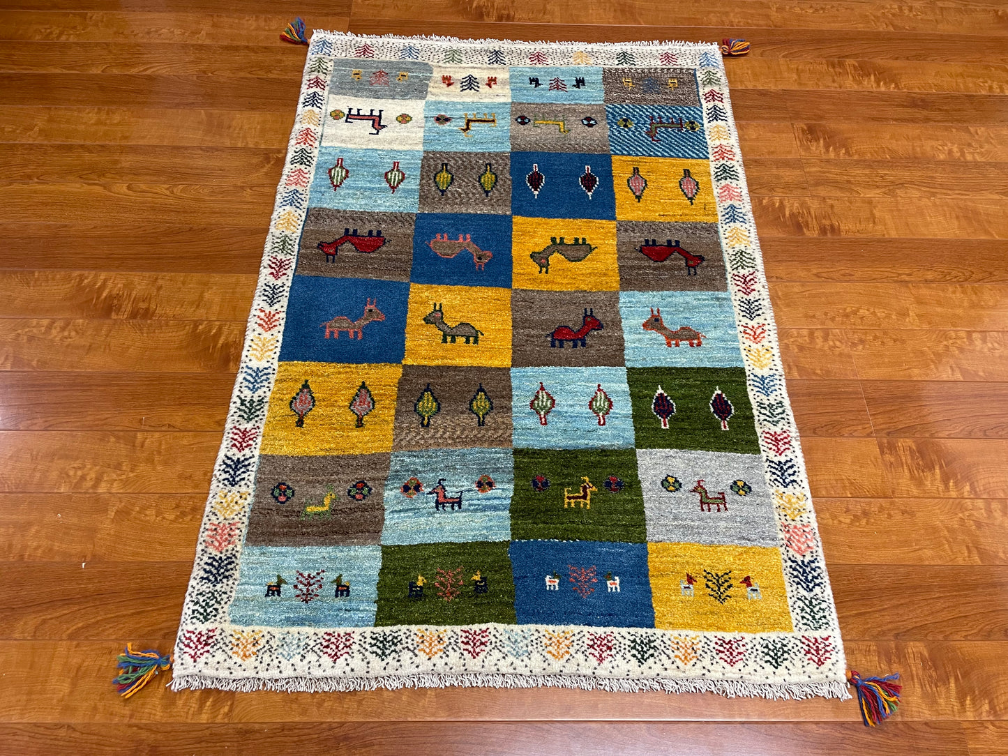 【オンライン限定】ギャッベ アマレバフト 130cm x 87cm RJ8732