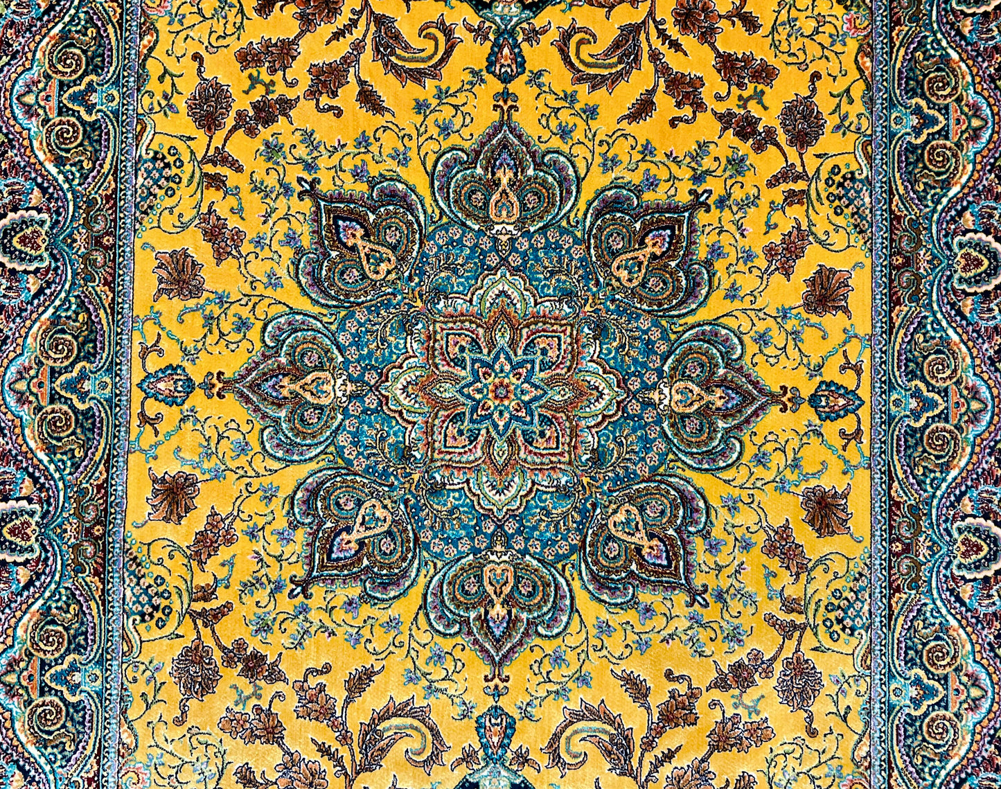 ペルシャンシルク 120cm x 80cm PS10689